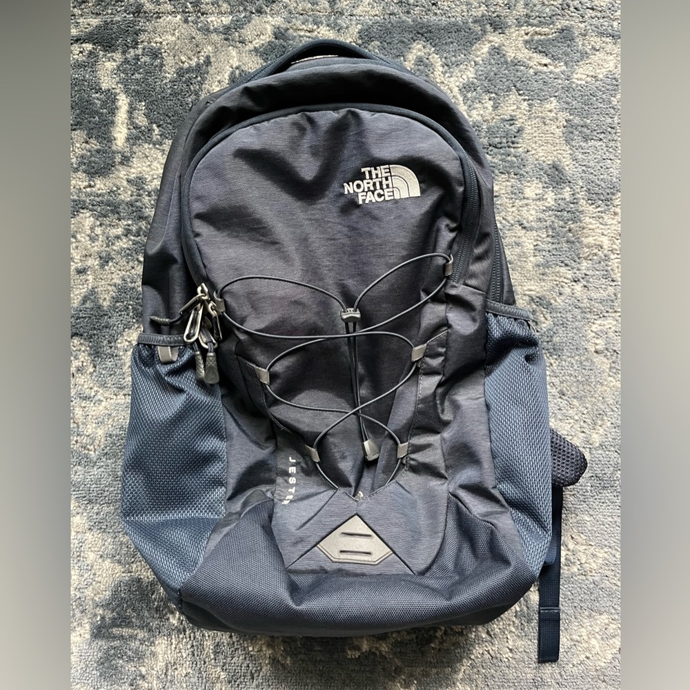 North face backpack. Navy blue